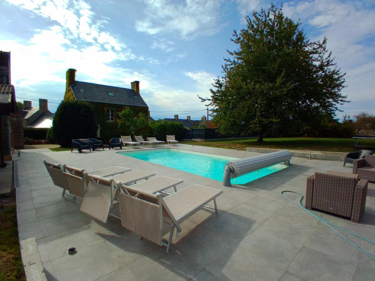 Domaine Des Tisseys Vue Sur Le Mont St Michel Villa Dragey Eksteriør billede